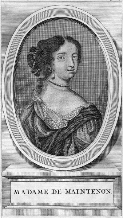 Ritratto di Madame de Maintenon da English School